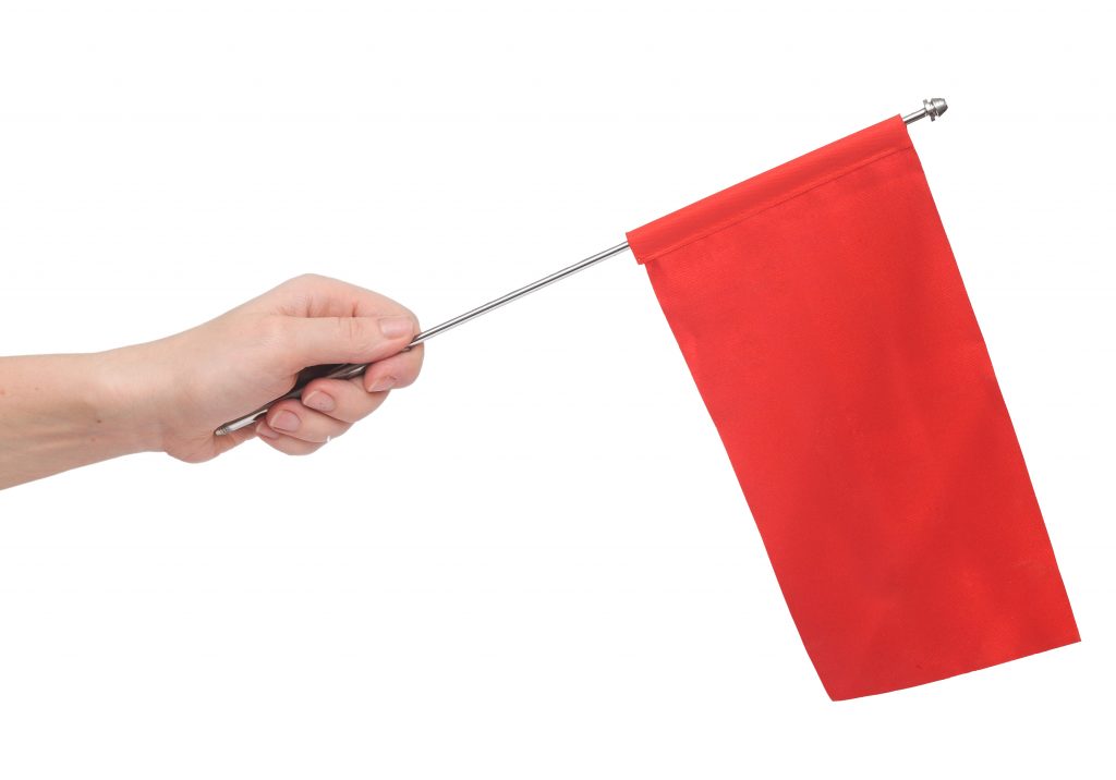 Bandeira vermelha